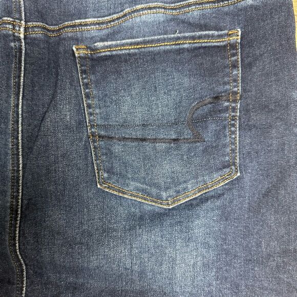 American Eagle Outfitters Dark Blue Denim Mini Skirt - Picture 6 of 10